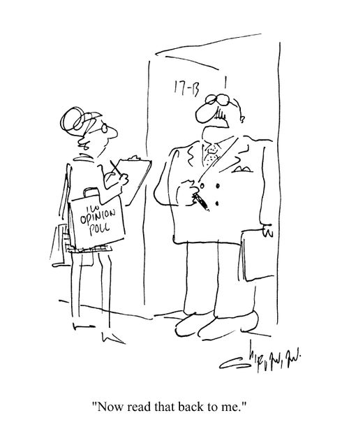 'Now read that back to me.'