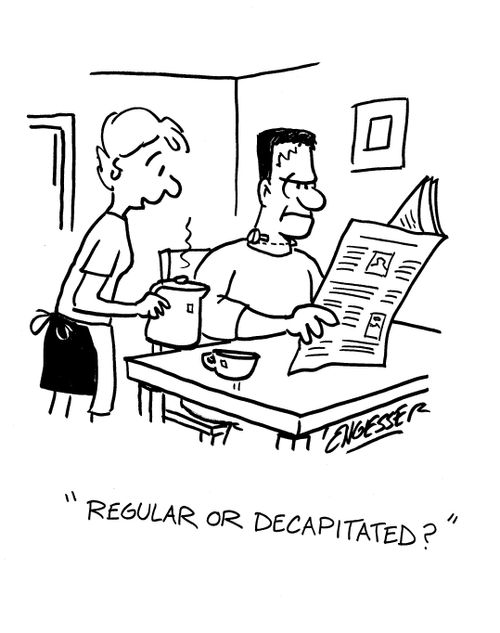 'Regular or decapitated?'