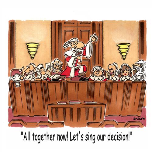 All together now! Let's sing our decision!