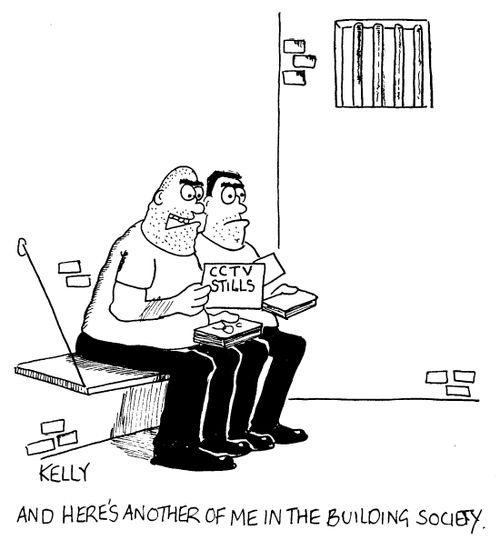 "And here's another of me in the Building Society"