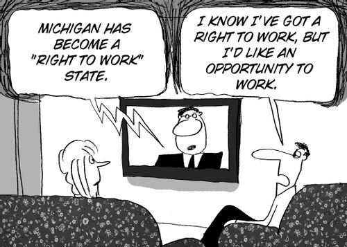 'I know I have a right to work, but I'd like an opportunity to work.'