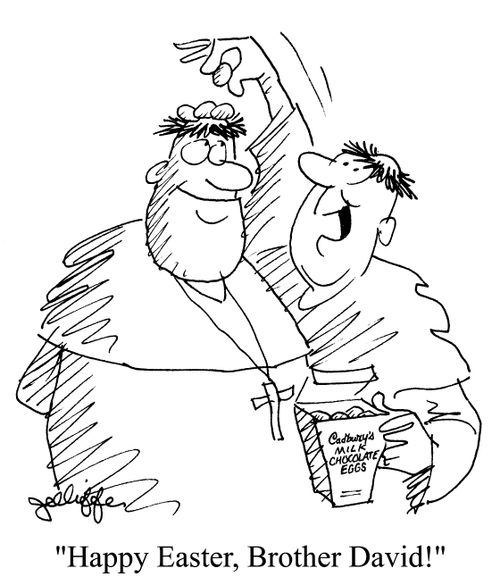 'Happy Easter, Brother David!'