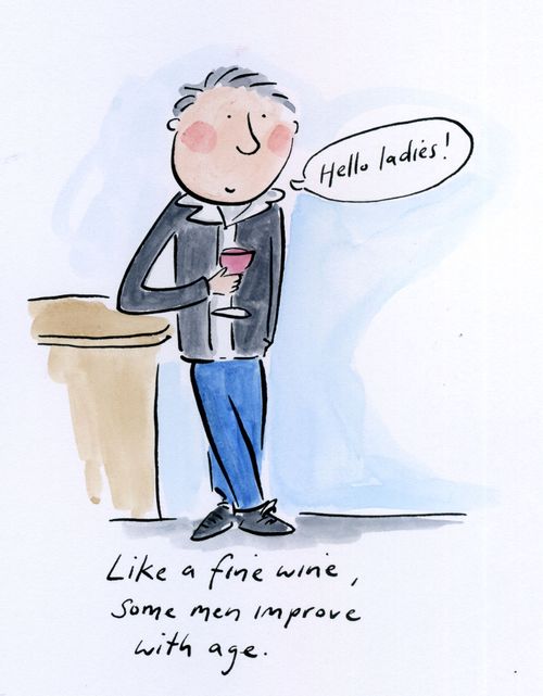 Like a fine wine, some me improve with age.