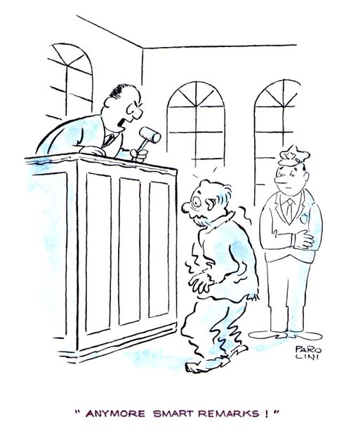 'Anymore smart remarks!'