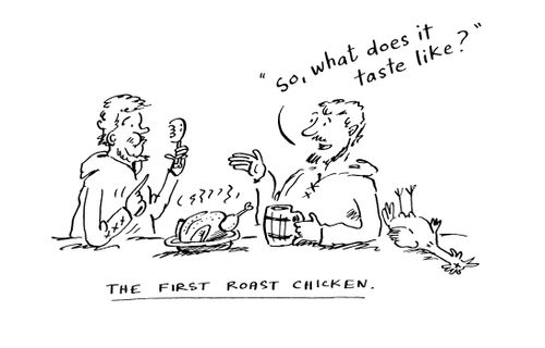 The First Roast Chicken.