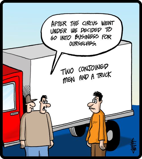 'After the circus went under we decided to go into business for ourselves.'