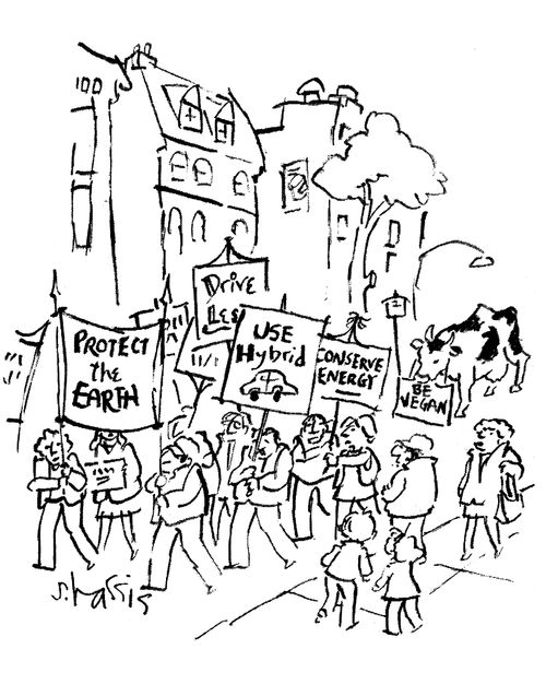 Protect the Earth...Use Hybrid...Be vegan.
