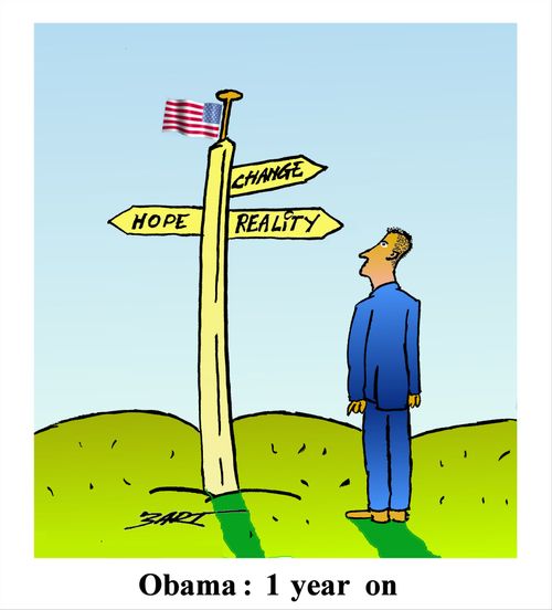 Obama: 1 year on.