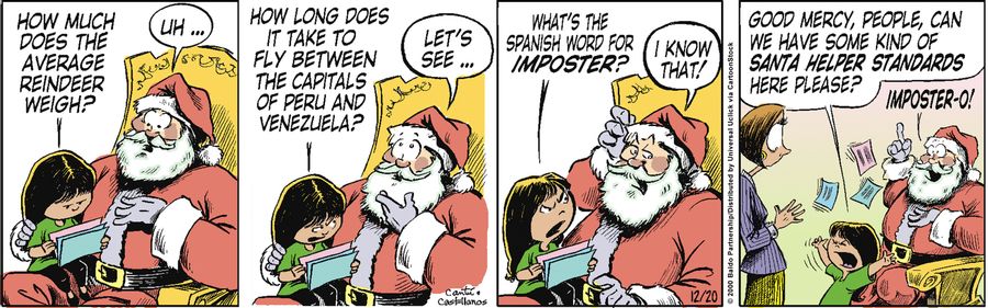 "Good mercy, can we have some sort of Santa Helper standards around here please?"