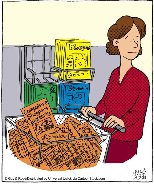 Compulsive Shoppers Quarterly.