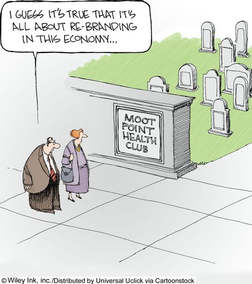 'I guess it's true that it's all about re-branding in this economy...'