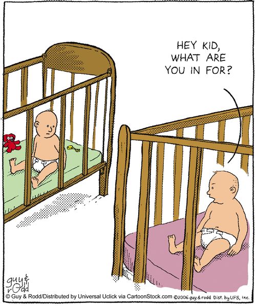 'Hey kid, what are you in for?'