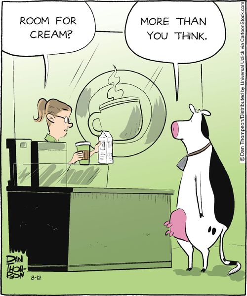 'Room for cream?'