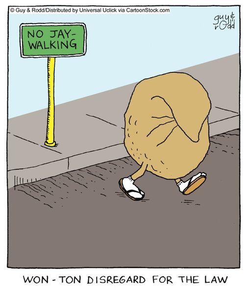 Won-ton disregard for the law.
