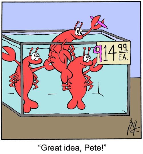'Great idea, Pete!'