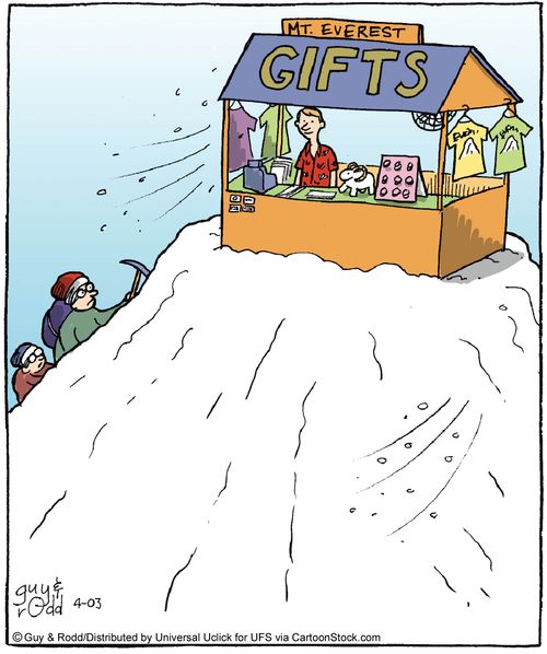 Mt. Everest gifts.