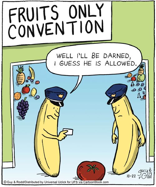 'Well I'll be darned, I guess he is allowed.'