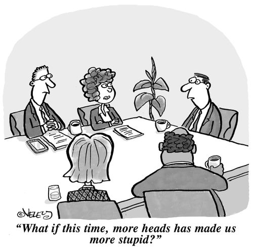 'What if this time, more heads has made us more stupid?'