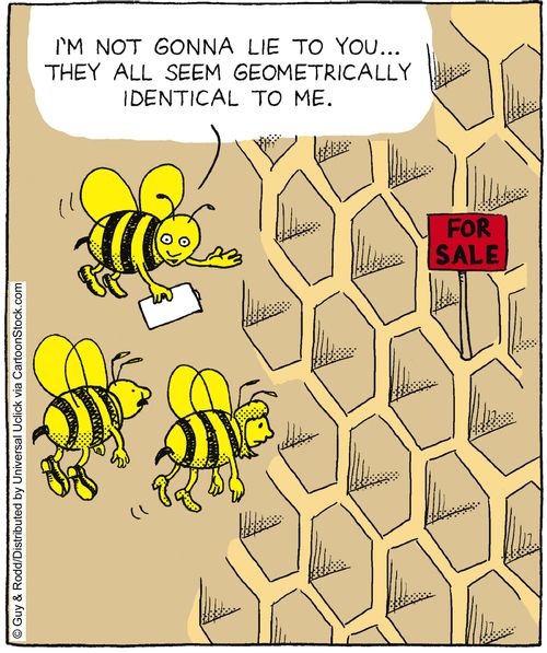 'I'm not gonna lie to you. . . They all seem geometrically identical to me.'
