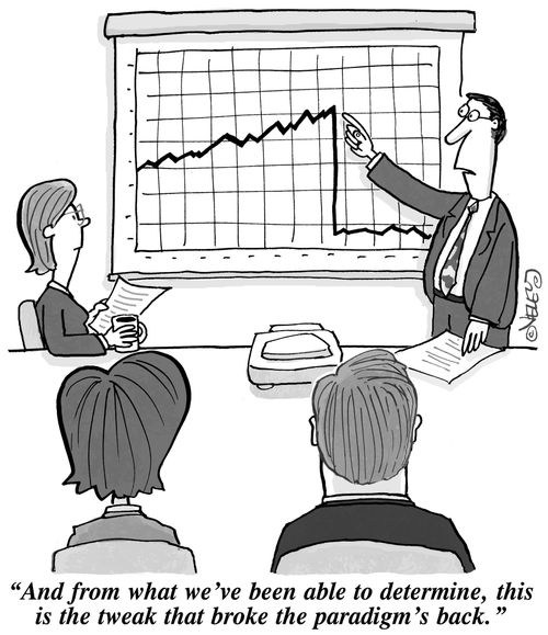 'And from what we've been able to determine, this is the tweak that broke the paradigm's back.'