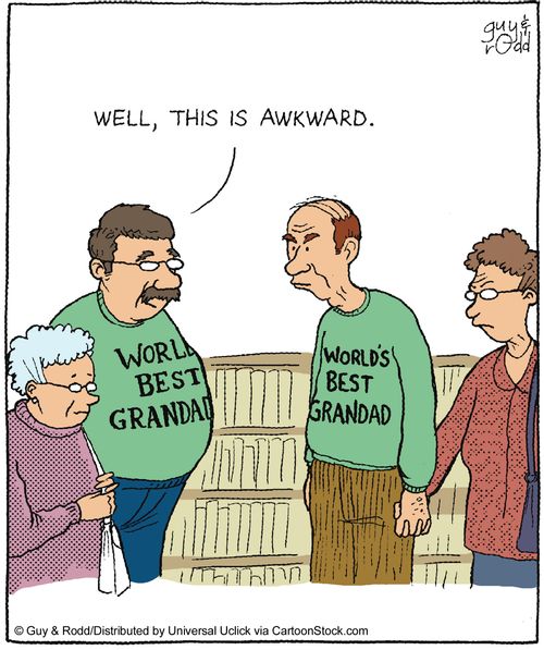 'Well this is awkward.'