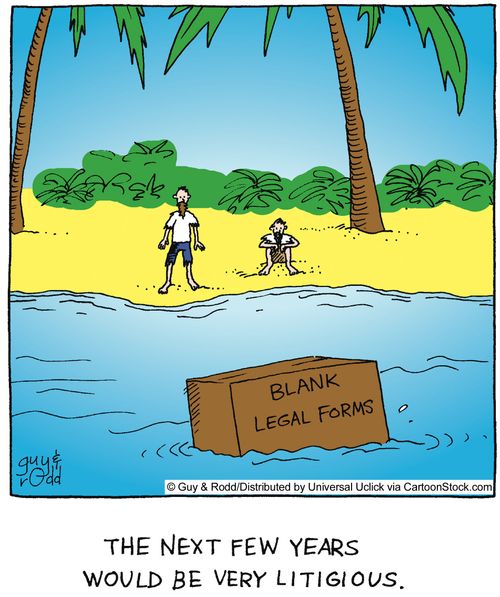 The next few years would be very litigious,
