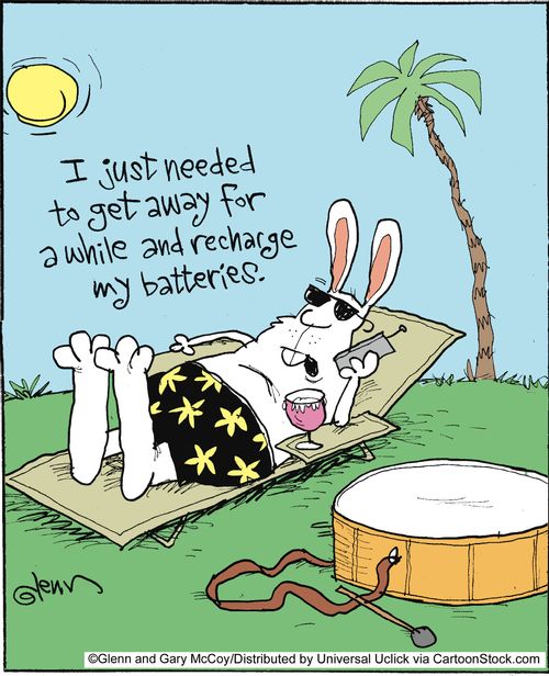 'I just needed to get away for a while and recharge my batteries.'