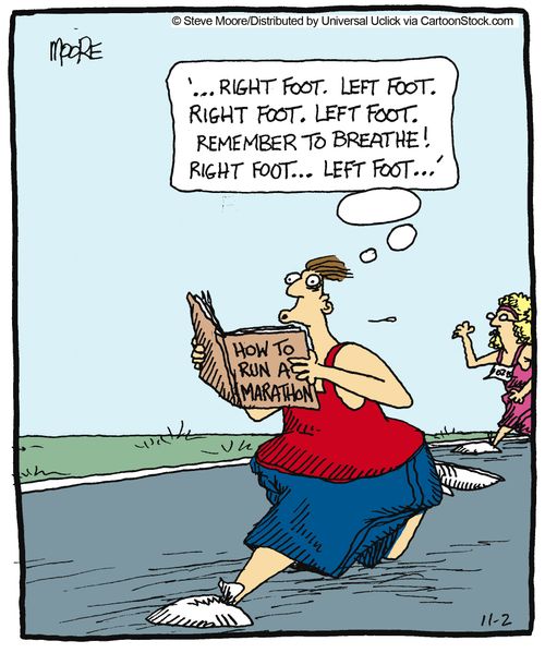 How to run a marathon.