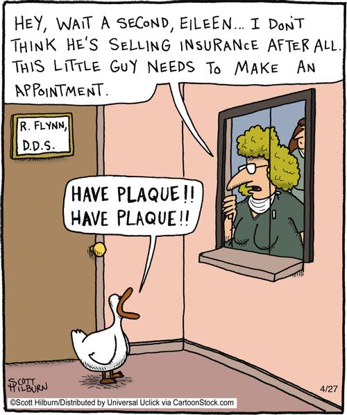 Duck visits the dentist,