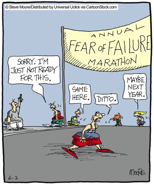 Annual fear of failure marathon.
