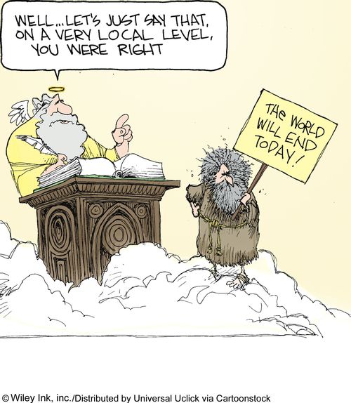 'Well...let's just say that, on a very local level, you were right.'