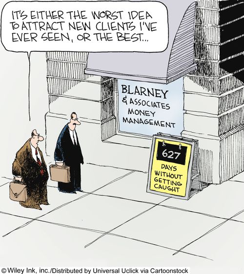 'It's either the worst idea to attract new clients I've ever seen, or the best...'