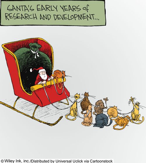 Santa's Early Years of Research and Development...