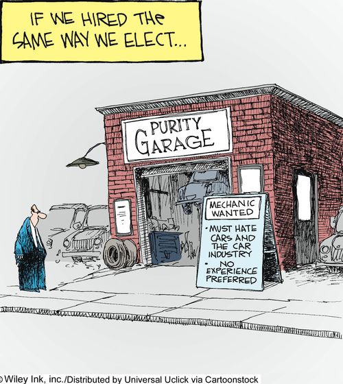 If we hired the same way we elect...