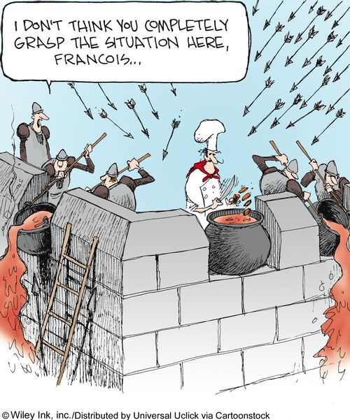'I don't think you completely grasp the situation here, Francois...'