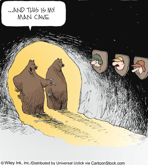 '...And this is my man cave.'