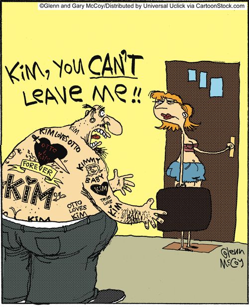 'Kim, you can't leave me!!'
