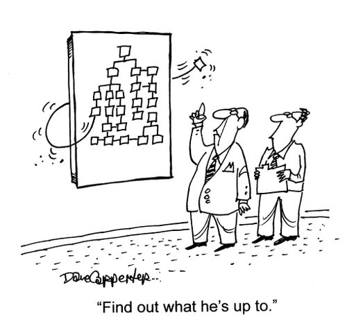 'Find out what he's up to.'