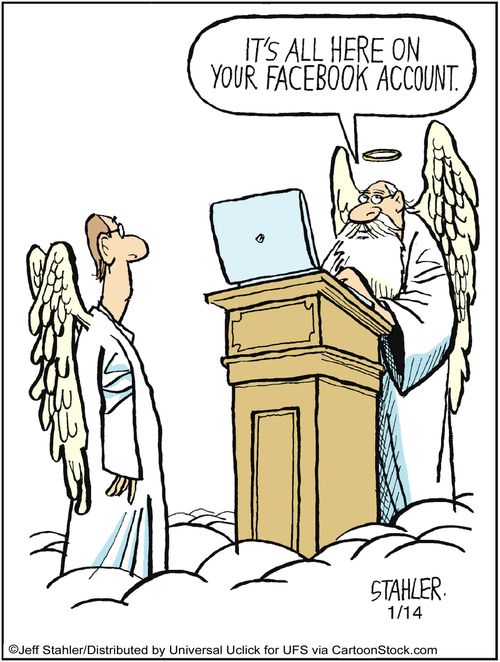 'It's all her on your facebook page.'