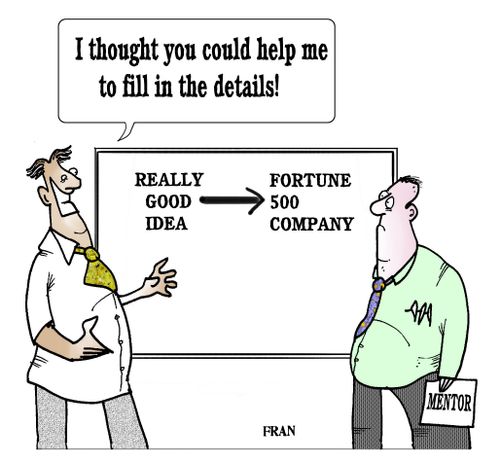 'I thought you could help me fill in the details.'