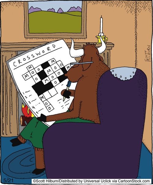 Crossword Cow.