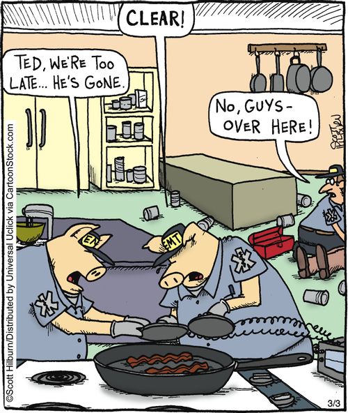Save the bacon,
