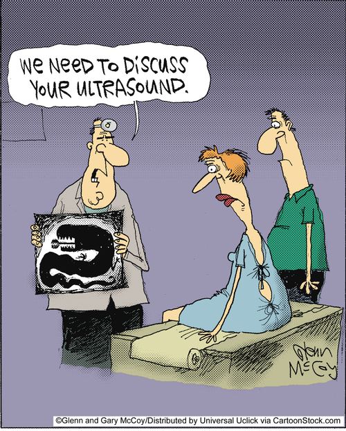 'We need to discuss your ultrasound.'