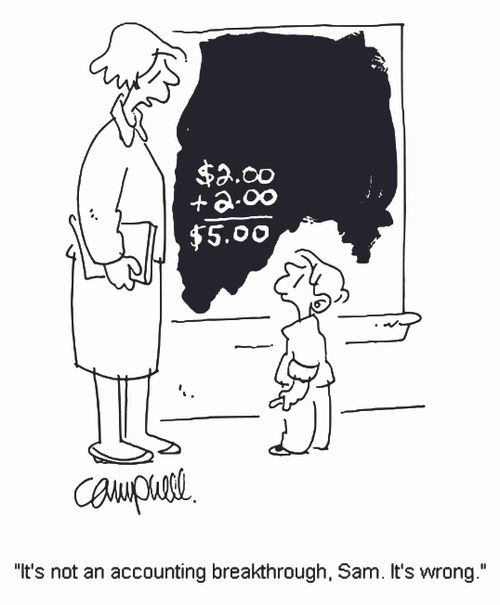 'It's not an accounting breakthrough, Sam. It's wrong.'