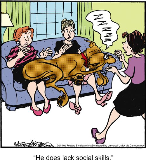 'He does lack social skills.'