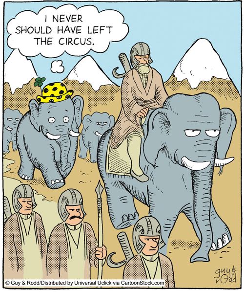 'I never should have left the circus.'