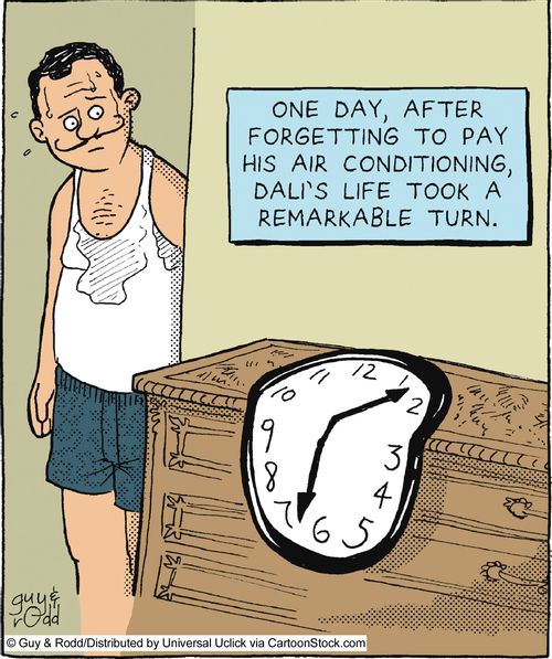 One day, after forgetting to pay his air conditioning, Dali's life took a remarkable turn.
