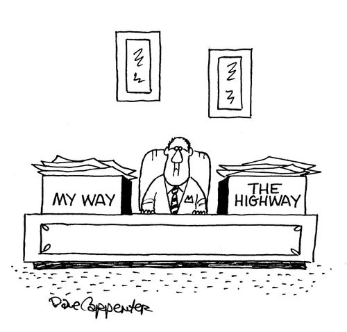 'My Way' - 'The Highway'.