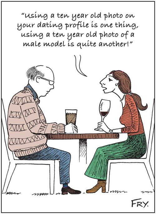 First Date: 'Using a ten year old photo on your dating profile is one thing, using a ten year old photo of a male model is quite another!'