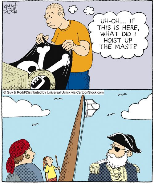 Pants on the mast